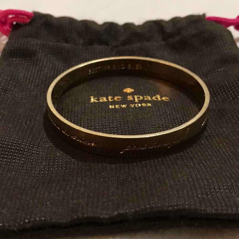 Gold Kate Spade bracelet